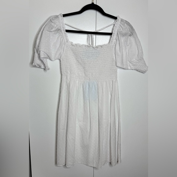 Hill House The Nap Dress White Swiss Dot NWT XS Smocked - Picture 2 of 10